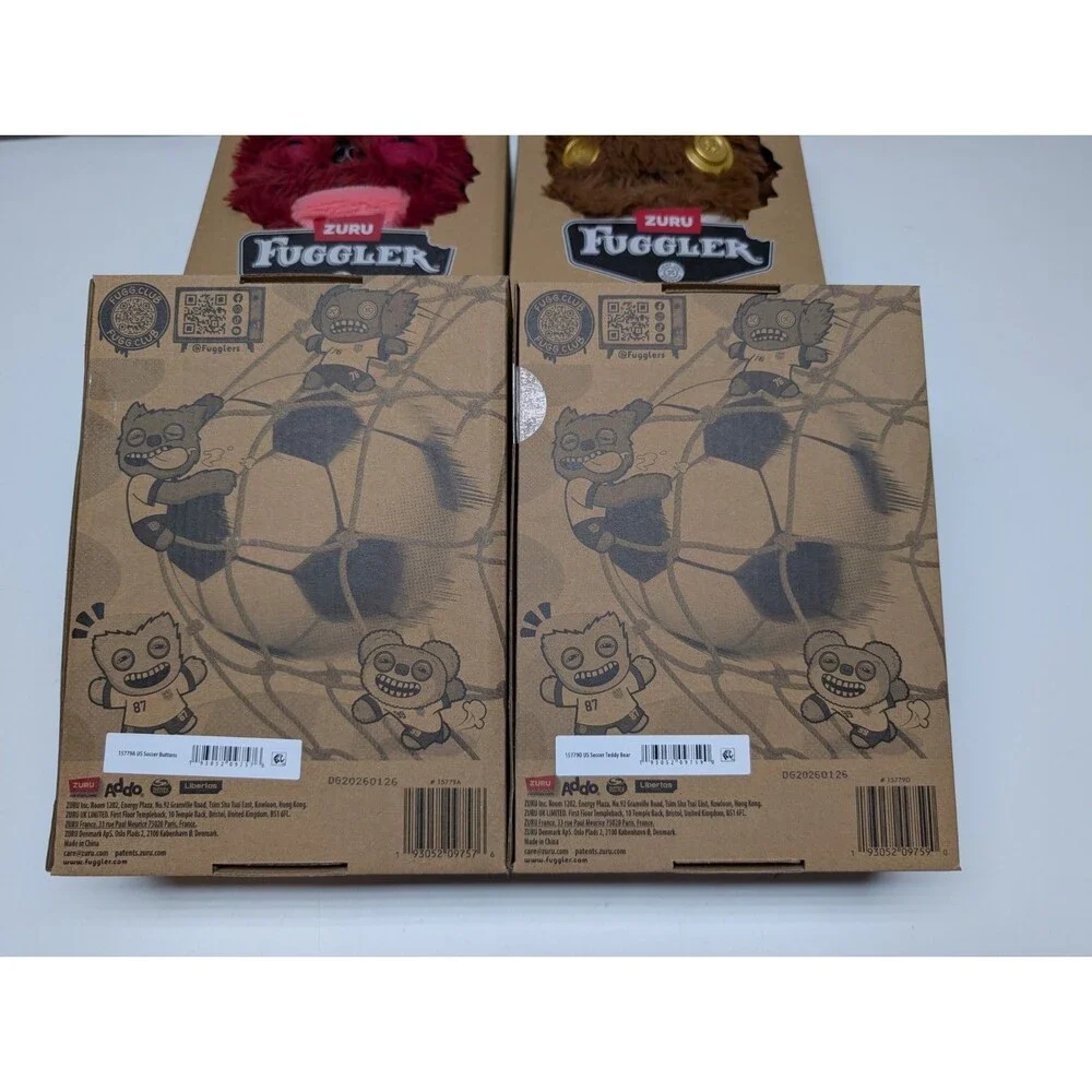 2026 ZURU = Fuggler  = USA soccer series = US SOCCER SET of 4 NEW in Package.